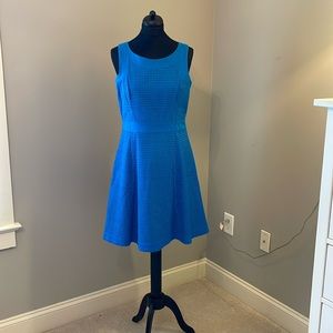 Blue sleeveless dress